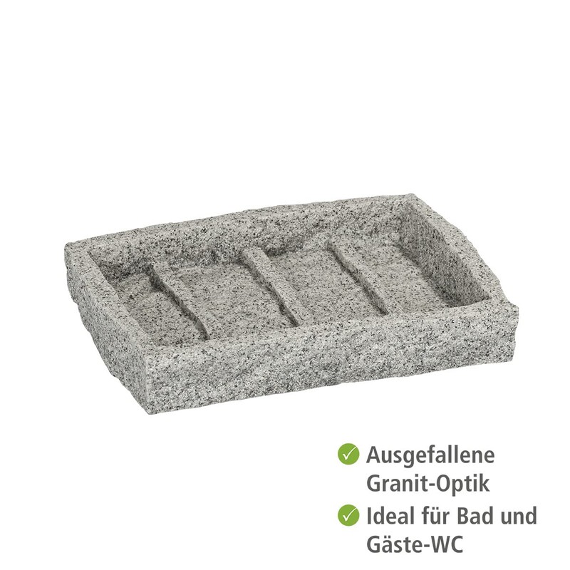 Wenko 20439100 Soap Dish Granite