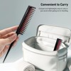 5-Piece Triple Teasing Comb Set - Rat Tail Combs for