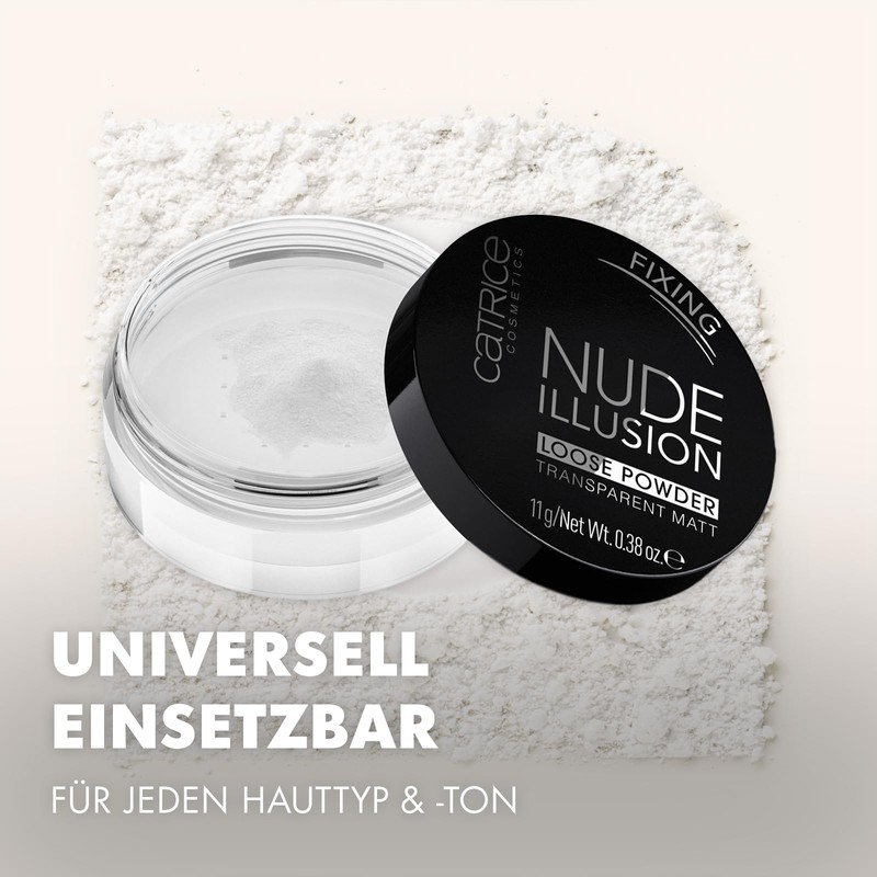 Catrice Nude Illusion Loose Powder Transparent Matt Family