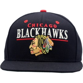 CCM Chicago Blackhawks Vintage Indian Block Snapback-10353