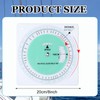 Saypacck Marine Navigation Slide Rule Nautical Plotter Protractor Ship Navigation