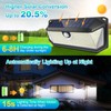 Solar Outdoor Lights, 4000LM 388 LEDs Motion Sensor Outdoor Light,