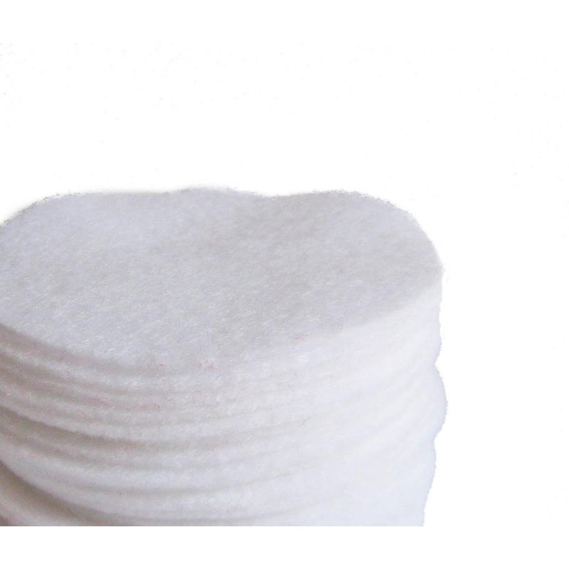 Nakpunar 3 inches White Felt Circles - 30 Pieces