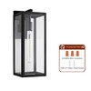 Bestshared Outdoor Wall Lantern, 15"1-Light Exterior Wall Sconce Light Fixtures,Wall
