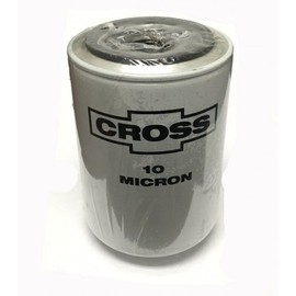 CROSS 1A9021 Filter Replacement Cartridge, Extra FINE Paper, 3/4 in NPTF, Spin ON, 10 Micron, Series SF 1-10, 200 PSI, Hydraulic