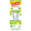 Glad Small Kitchen Drawstring Trash Bags, 4 Gallon, Febreze Sweet