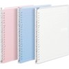 Kokuyo B5 Smart Ring Binder Notebook 3 Pack Light Colors