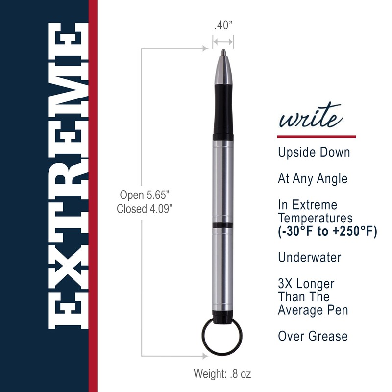 Fisher Space Pen - Backpacker Pen with Keychain - Gift