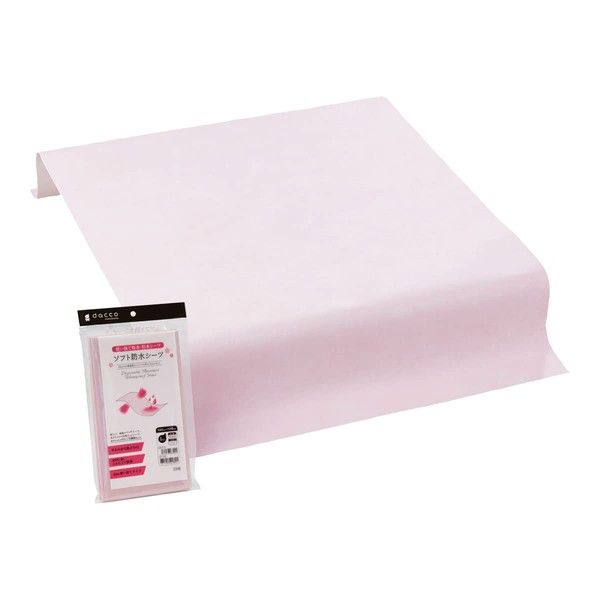 dacco 98302 Disposable Sheets, Soft Waterproof Sheet, 39.4 x 59.1 inches (100 x 150 cm), Pink, 1 Piece, Made in Japan