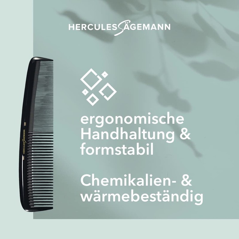 Hercules Sägemann 664/326 women's comb 8 inches, 39 g