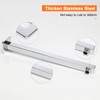 HarJue Shower Arm, Rain Shower Head Extension Extender, With Flange