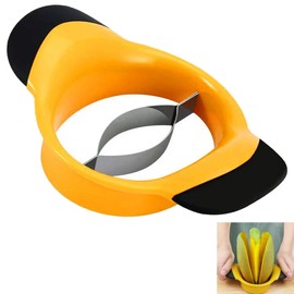 Pwireless Mango Slicer Peeler Cutter Splitter Pitter Divider with Stainless Tteel Blade Removal Tool Anti-skid Handle Super Large Mango Kernel Remover