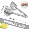 DOERDO Tomato Lemon Slicer Holder Egg Slicing Tool Onion Shredder