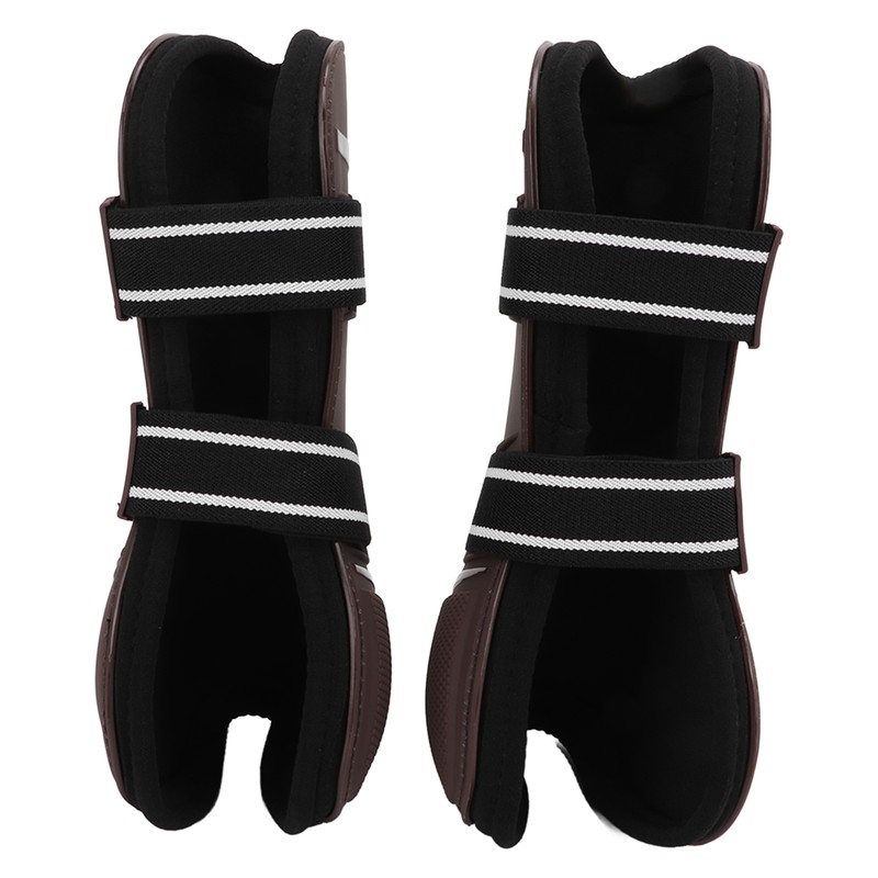 Horse Leg Guard PU Shell Elastic Breathable Protective Horse Boots