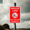 Safety First Display LTD Private land dog walking prohibited -