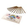 Drill Hog USA 1/8" Cobalt M42 Drill Bits 12 Pack