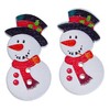 Handarbeit-Lieblingsladen Snowman 36 x 18 mm 2 Holes Craft Buttons