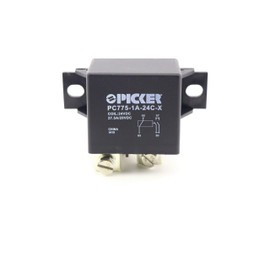 PC775-1A-24C-X | 50 Amp 24 VDC Automotive High Current Power Relay, SPST-NO 24 VDC Coil with Bifurcated Contacts | Cross TE V23232-D0002-X008 & Bosch 332002150 & 0332002155