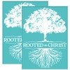 OLYCRAFT 2pcs 5.5x7.7 Inch Self-Adhesive Silk Screen Printing Stencils Tree