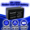 12V 7.5AH Sealed Lead Acid Battery for 12V 7ah 12V