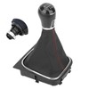 PU Leather Gear Shift Knob with Dustproof Cover Boot 6