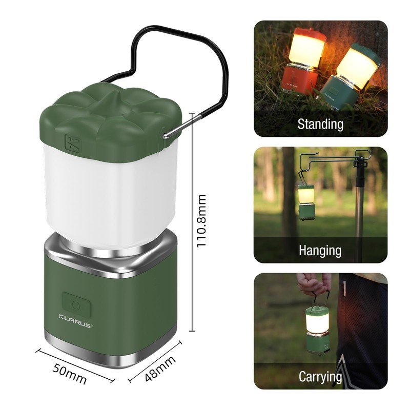 KLARUS CL8 Mini Pumpkin Camping Lantern (Green)