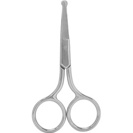 Tijeras para el Pelo de la Nariz con Punta Redondeada, Acero Inoxidable (MJ-WB090)