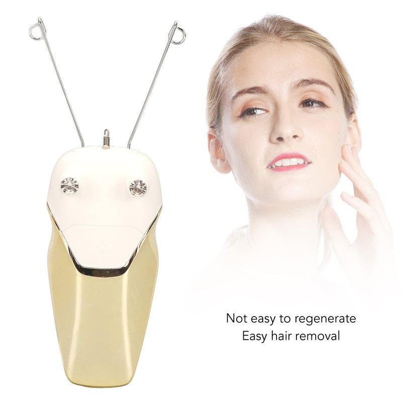 Electronic Thread Hair Epilator with LED Lighting Function, Electric Hair