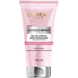 L'Oréal Paris Gel de Limpieza Anti-Manchas Glycolic Bright con Ácido Glicólico y Niacinamida para todo tipo de manchas (150 ml).