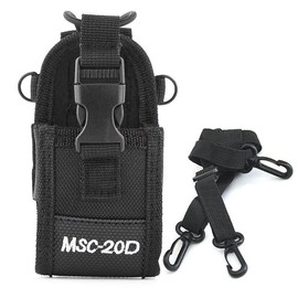 Radio Holder Walkie Talkie Case Radio Pouch Walkie Talkie Case Nylon Cloth Material with Strap Climbing Multipurpose Portable Lightweight Radio Holder (Black), Black