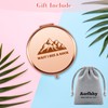 Gift for Geology Lover Rock Collector Compact Makeup Mirror for