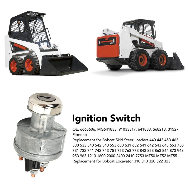 Engine Ignition Switch, Ignition Switch Lock with 2 Keys, Ignition