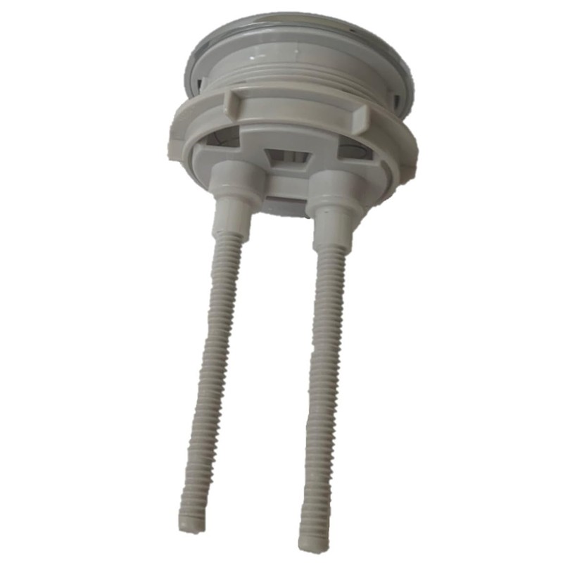 Chrome Dual Flush Toilet Flush Top of Tank Button (58-mm)