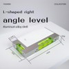 Rectangular high-Precision L-Shaped Level, 7-Character Household Strong Magnetic Level, Double