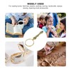 3X Retro Magnifying Glass Elderly Kids Handheld Magnifier for Reading
