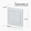 ABB Inora 2 Gang Light Switch • 2 Way Premium