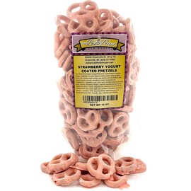 Strawberry Yogurt Pretzels, Bulk (1 lb. Resealable Zip Lock Stand Up Bag)