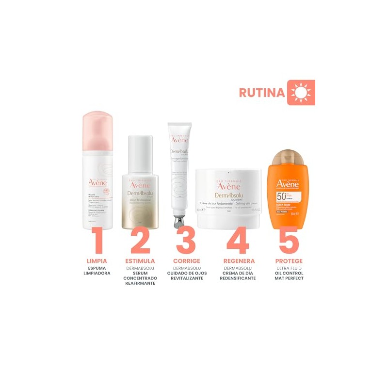 AVENE DermAbsolu Sérum, Concentrado Reafirmante con Bakuchiol, Glicoleol y Polifenoles