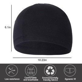 12 Pieces Cooling Skull Caps for Women Men Cycling Running Sports Beanie Hat Helmet Liner Sweat Wicking Cap Head Wraps