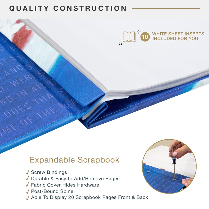 12x12 Scrapbook, Land of the Free