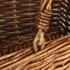 Household Essentials Woven Market Basket, Handwoven Willow Weave, Stylish Handles