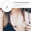 Totority Pet Urns Keychain, Dog Urns for Ashes Memorial Hanging