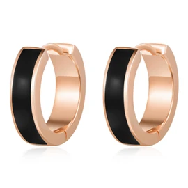 TANGPOET Unisex Hoop Earrings for Men 925 Sterling Silver Wide Men's Earrings Women's Folding Hoop Earrings Christmas Gift for Women Men, Sterling Silver, No Gemstone
