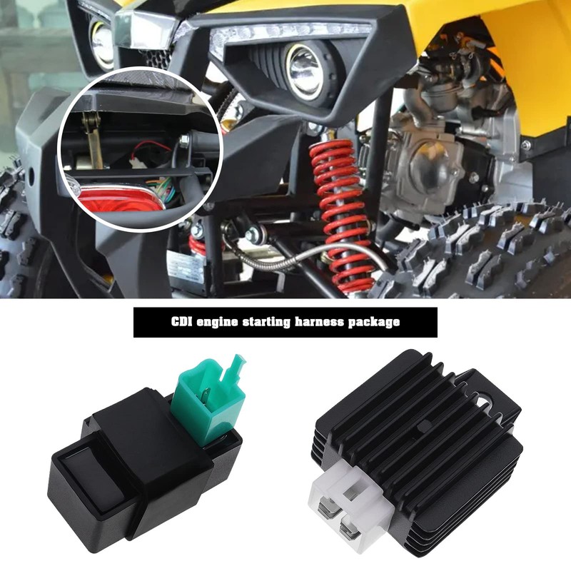 Create idea Engine Start Wiring Harness Assembly Kit for 50cc