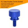 sourcing map 12pcs M4x8mm Knurled Thumb Screw Computer Case Threaded