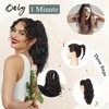 Sofeiyan Ponytail Hairpiece with Clip Long Wavy Ponytail Extension Claw