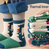 Yolhloy 5 Pairs of Thermal Socks Children Girls and Boys