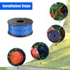 Line String Trimmer Replacement Spools, 1.65mm 12.2m Spool lines Compatible