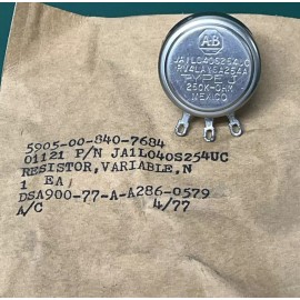 Allen-Bradley ALLEN BRADLEY JA1L040S254UC POTENTIOMETER, 250K OHM