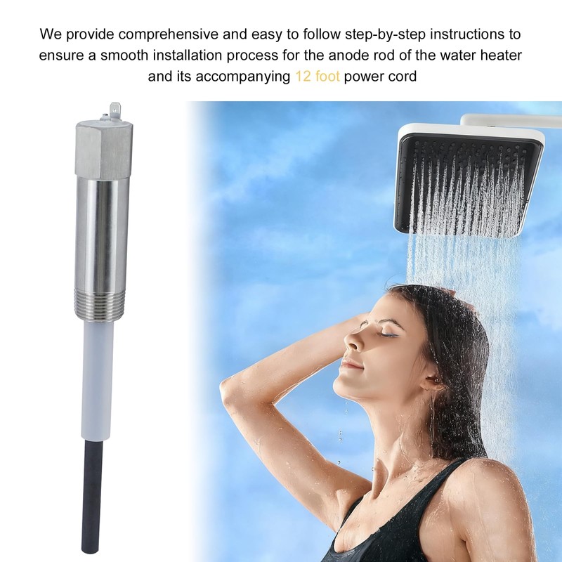 Powered Anode Rod,Water Heater Anode Rod Made of Titanium (10-39